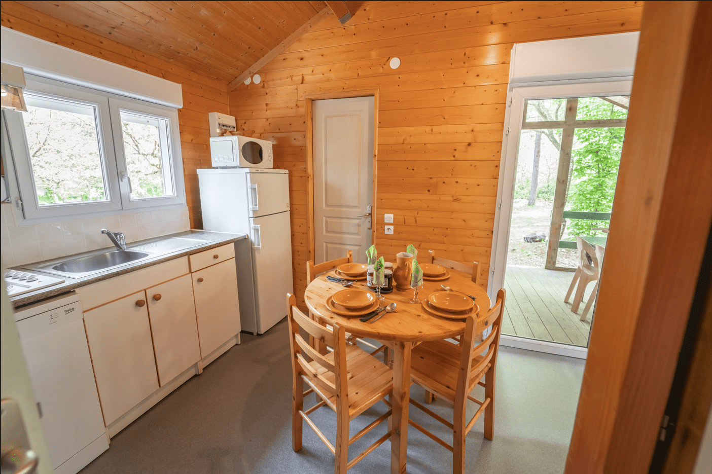 salle d'eau Camping chanac, Village de gîtes à chanac( location de vacances)